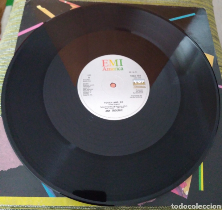 Discos de vinilo: Any trouble - Touch and go - Foto 3