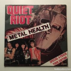 Discos de vinilo: QUIET RIOT – METAL HEALTH (SPECIAL 4-TRACK TOUR EDITION) 1983-UK 2SINGLES A 3968