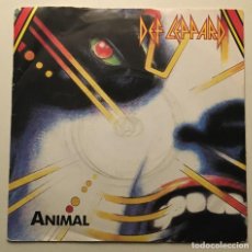 Discos de vinilo: DEF LEPPARD – ANIMAL - TEAR IT DOWN 1987-UK SINGLE LEP 1