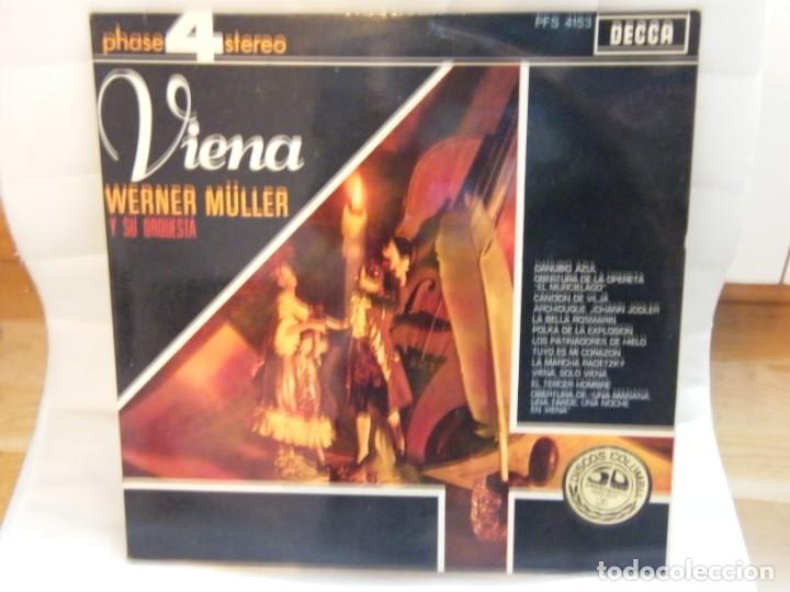 Discos de vinilo: Disco. VIENA. Werner Muller y su orquesta (vals y polka) - Foto 1