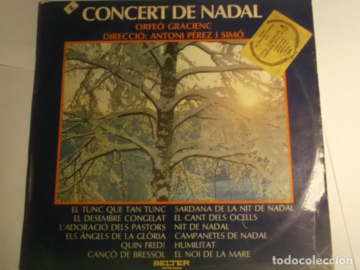 Discos de vinilo: CONCERT DE NADAL-ORIGINAL ESPA&Ntilde;OL 1974