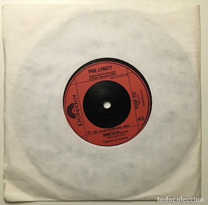 Discos de vinilo: Phil Lynott &ndash; Nineteen UK 1985 POLYDOR - Foto 2