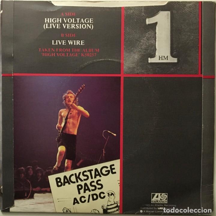 Discos de vinilo: AC/DC &ndash; High Voltage (Live Version) - Live Wire UK 1980 ATLANTIC* - Foto 2