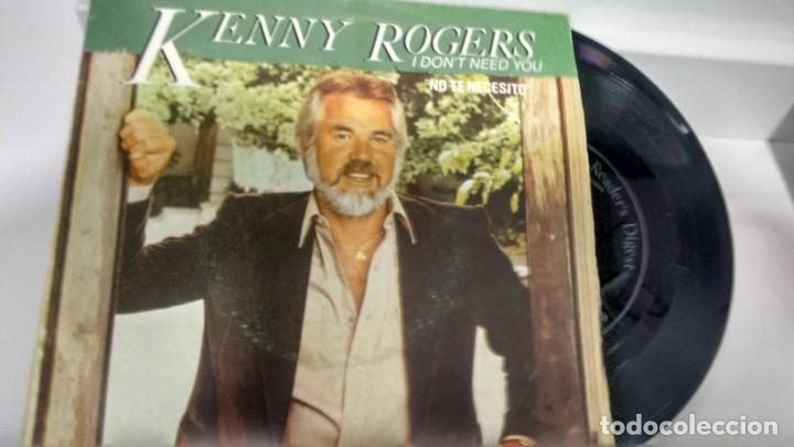 Discos de vinilo: SINGLE ( VINILO)  DE  KENNY ROGERS A&Ntilde;OS 80 - Foto 1