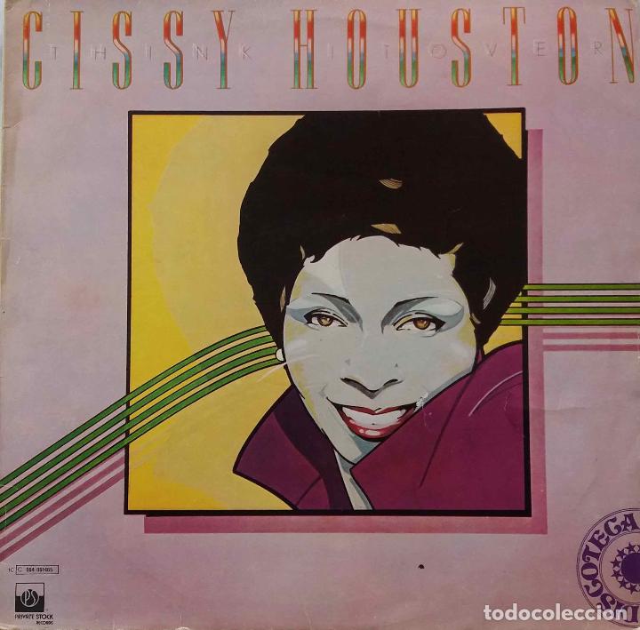 Discos de vinilo: CISSY HOUSTON, THINK IT OVER. LP ESPA&Ntilde;A - Foto 1