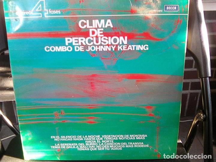Discos de vinilo: Johnny Keating Combo - Clima de percusi&oacute;n (Decca, 1978) - Foto 1