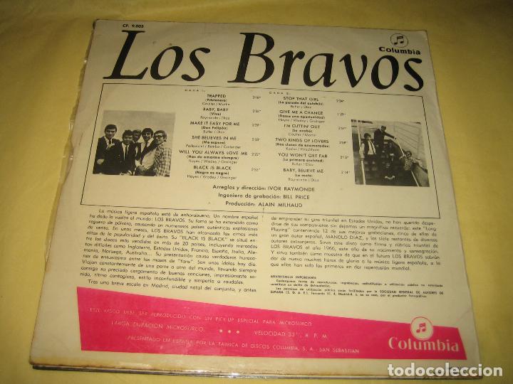 Discos de vinilo: LOS BRAVOS - 1966 edicion espa&ntilde;ola - Foto 2