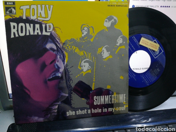Discos de vinilo: Tony ronald single summertime 1969 - Foto 1