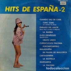 Discos de vinilo: RECOPILACION FONAL - HITS DE ESPAÑA Nº 2 - 1969 - LOS MASSOT TONY Y SUS ISLEÑOS LOS JUNCALES