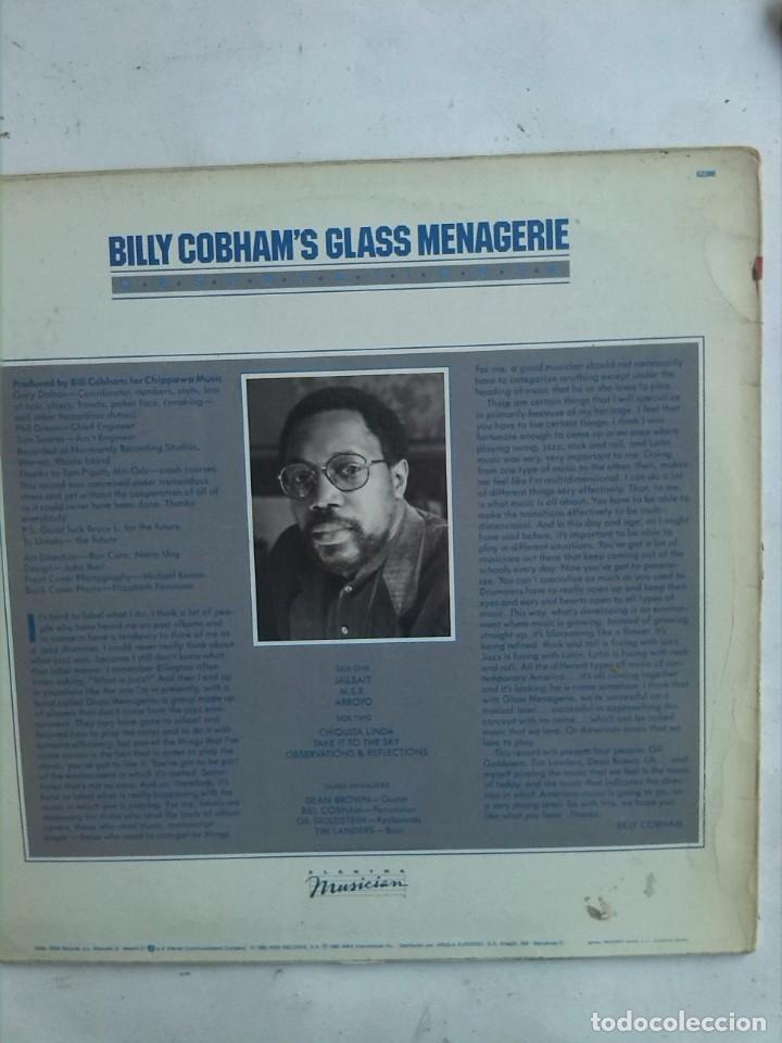 Discos de vinilo: BILLY COBHAN&acute;S GLASS MENAGERIE - OBSERVATIONS - Foto 2