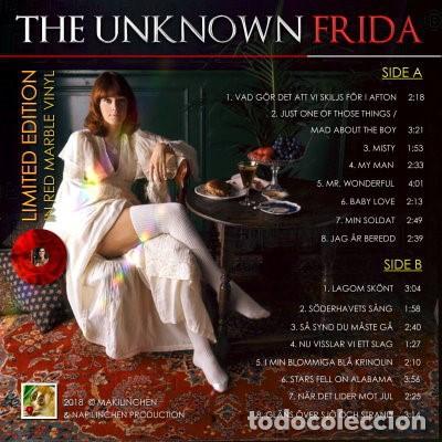 Discos de vinilo: Frida (ABBA) - The unknown Frida (vinilo rojo m&aacute;rmol) - Foto 2