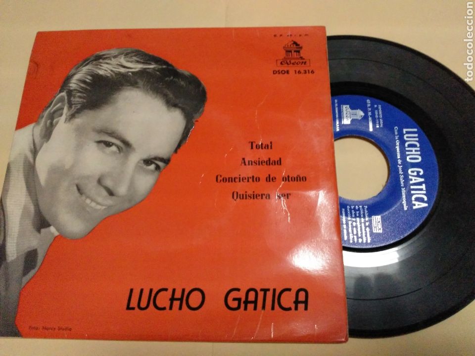 Discos de vinilo: Lucho gatica, total. 1958 - Foto 1