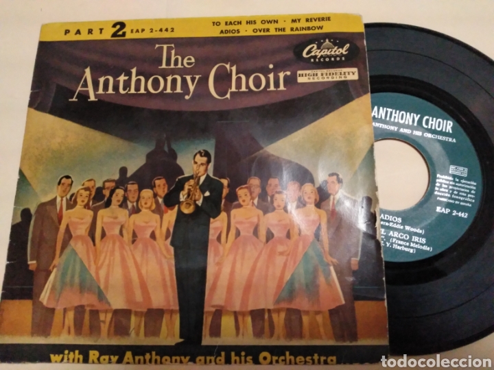Discos de vinilo: The Anthony choir 1958 - Foto 1