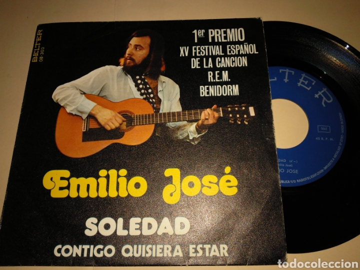 Discos de vinilo: Emilio Jos&eacute;, soledad 1973 - Foto 1