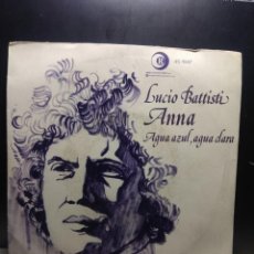 Discos de vinilo: SG LUCIO BATTISTI : ANNA
