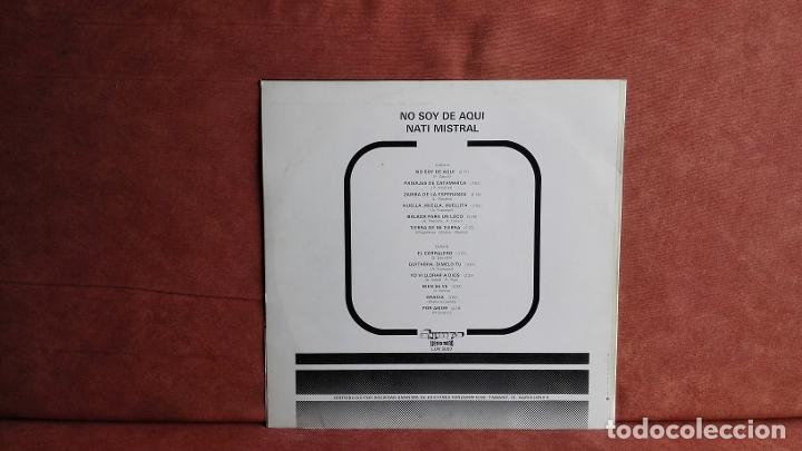 Discos de vinilo: NATI MISTRAL: NO SOY DE AQU&Iacute; - Foto 2