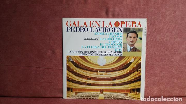 Discos de vinilo: PEDRO LAVIRGEN: GALA EN LA OPERA - Foto 1