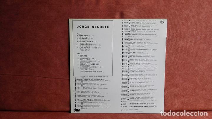 Discos de vinilo: JORGE NEGRETE: &Eacute;XITOS - Foto 2