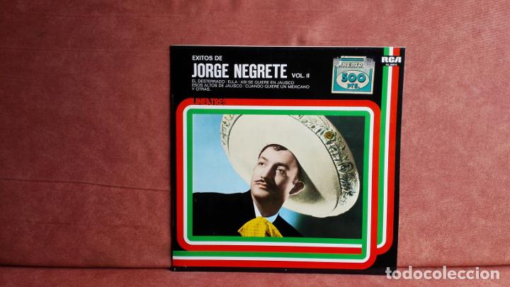 Discos de vinilo: JORGE NEGRETE: &Eacute;XITOS - Foto 1