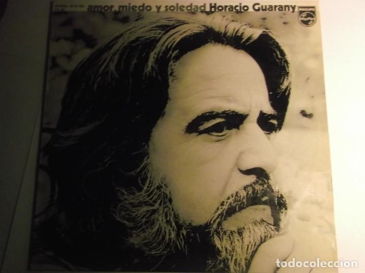 Vinyl records: HORACIO GUARANY-AMOR, MIEDO Y SOLEDAD-ORIGINAL ESPA&Ntilde;OL 1975