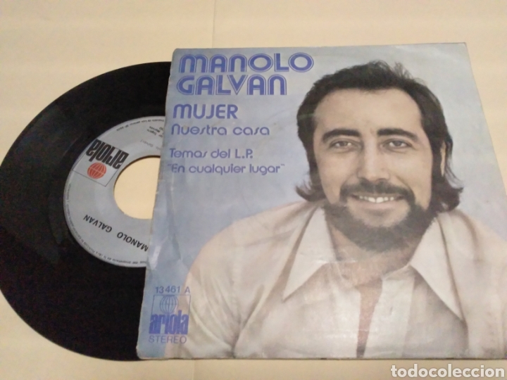 Discos de vinilo: Manolo Galv&aacute;n, mujer - Foto 2