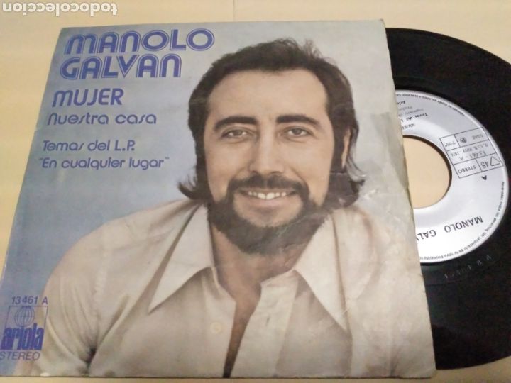 Discos de vinilo: Manolo Galv&aacute;n, mujer - Foto 1