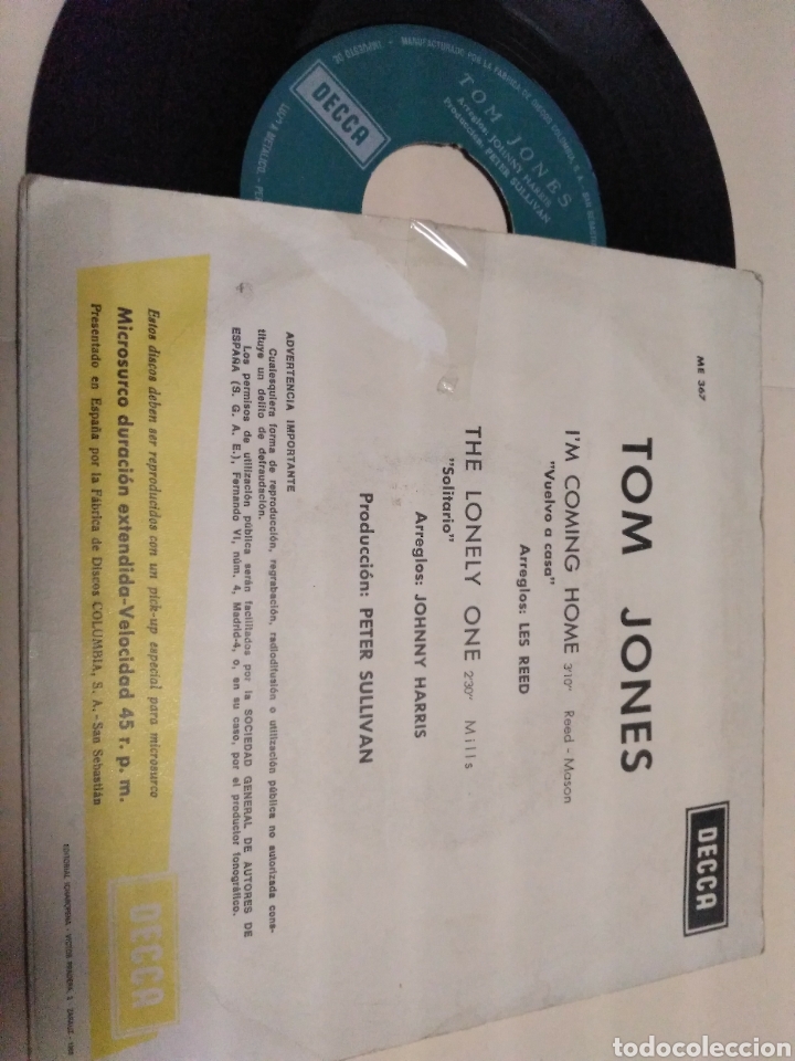 Discos de vinilo: Tom Jones - Foto 2