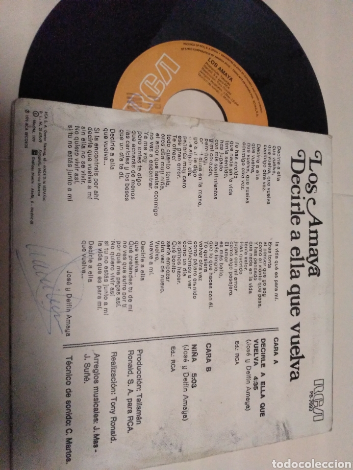 Discos de vinilo: Los amaya - Foto 2
