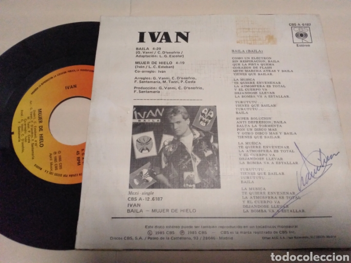 Discos de vinilo: Iv&aacute;n, baila - Foto 2