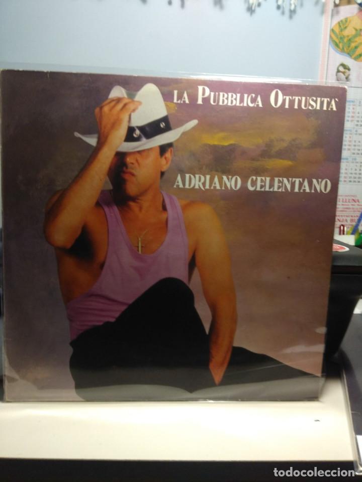 Discos de vinilo: LP ADRIANO CELENTANO : LA PUBBLICA OTTUSITA - Foto 1