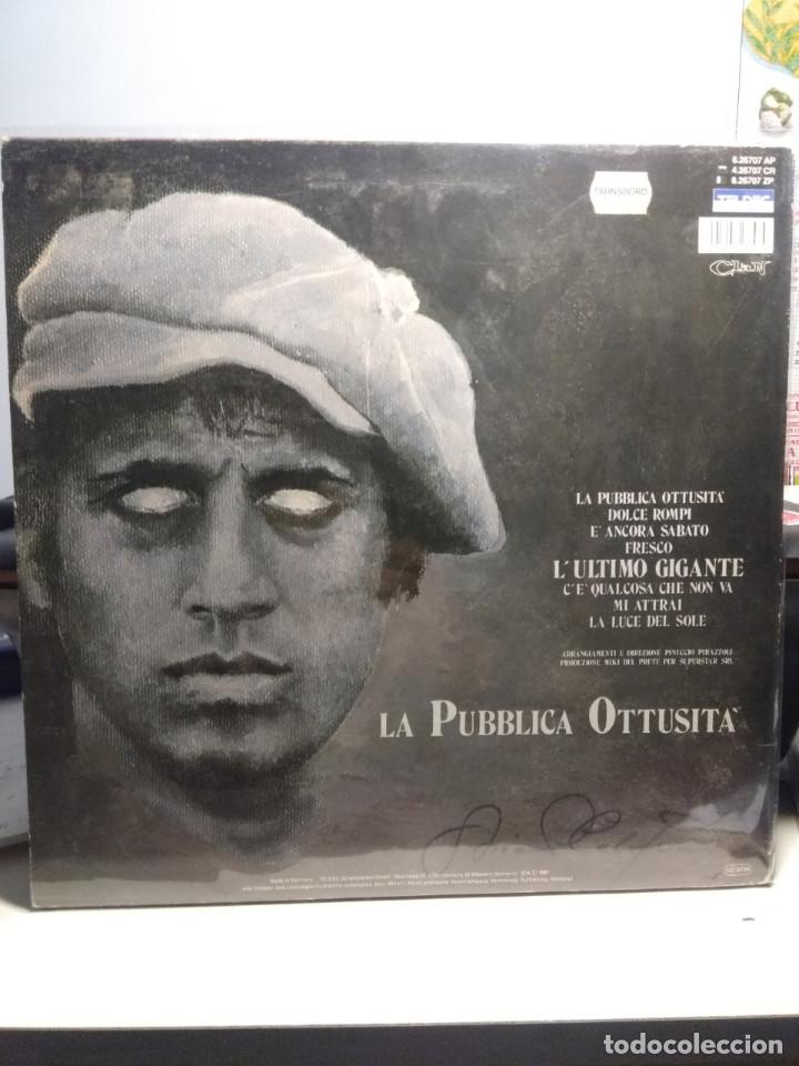 Discos de vinilo: LP ADRIANO CELENTANO : LA PUBBLICA OTTUSITA - Foto 2