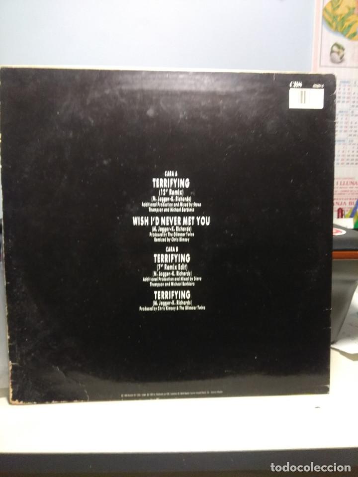 Discos de vinilo: MAXI ROLLING STONES : TERRIFYING ( 4 TEMAS, EDICION ESPA&Ntilde;A ) - Foto 2