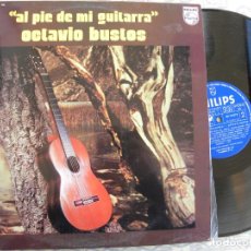 Discos de vinilo: OCTAVIO BUSTOS ‎– AL PIE DE MI GUITARRA -LP 1975 -BUEN ESTADO