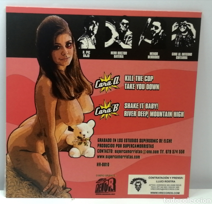 Discos de vinilo: SUPER CAMORRISTAS, KILL THE COP +3 (HRECORDS) - Foto 2
