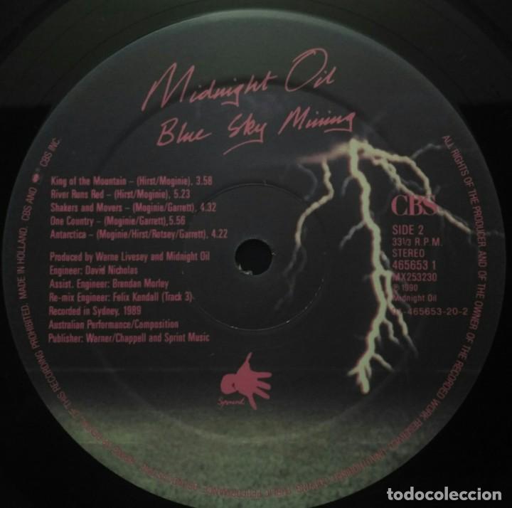 Discos de vinilo: Midnight Oil &ndash; Blue Sky Mining HOLANDA 1990 CBS - Foto 5