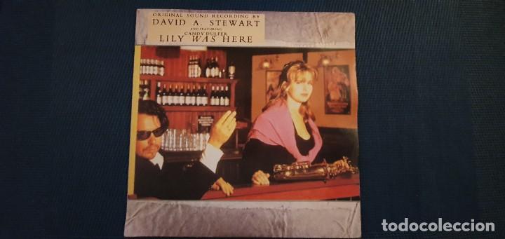 Discos de vinilo: David A. Stewart Featuring Candy Dulfer &lrm;&ndash; Lily Was Here single - Foto 1