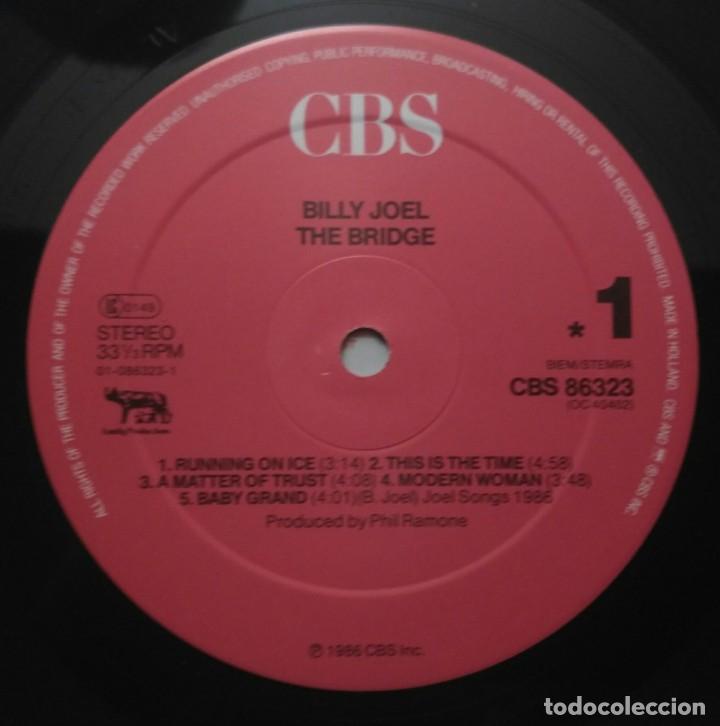 Discos de vinilo: Billy Joel &ndash; The Bridge HOLANDA 1986 CBS - Foto 5
