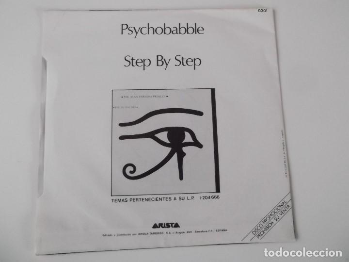 Discos de vinilo: THE ALAN PARSONS PROJECT - Psychobabble / Step by Step - Foto 2
