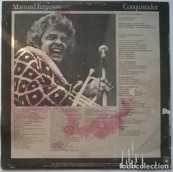 Discos de vinilo: Maynard Ferguson.. Coquistador. CBS, Spain 1977 LP - Foto 2