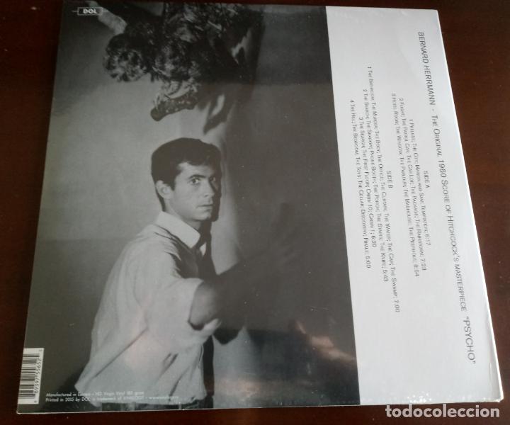 Discos de vinilo: PSYCHO - LP - BSO - VINILO COLOR ROJO - MBE - Foto 2