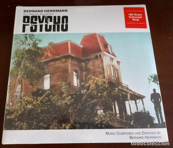 Discos de vinilo: PSYCHO - LP - BSO - VINILO COLOR ROJO - MBE - Foto 1