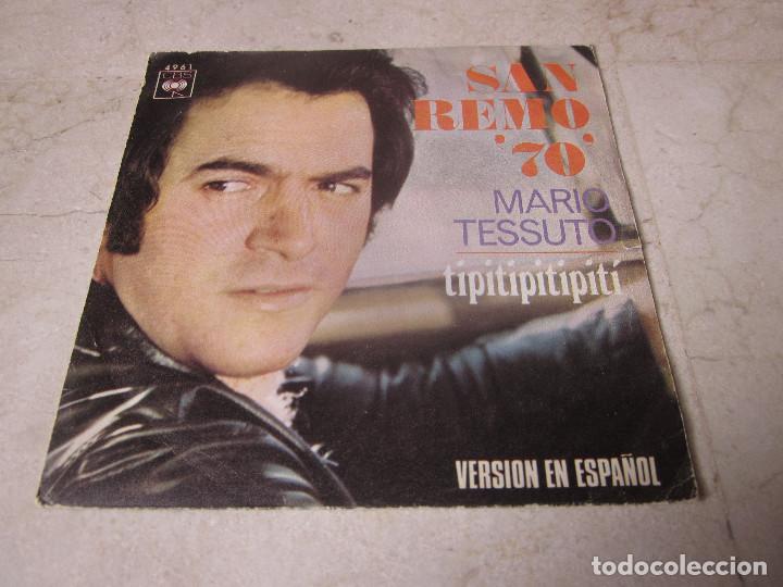 Discos de vinilo: MARIO TESSUTO - TIPITIPITIPITI - VERSION EN ESPA&Ntilde;OL - CBS 1970 - Foto 1