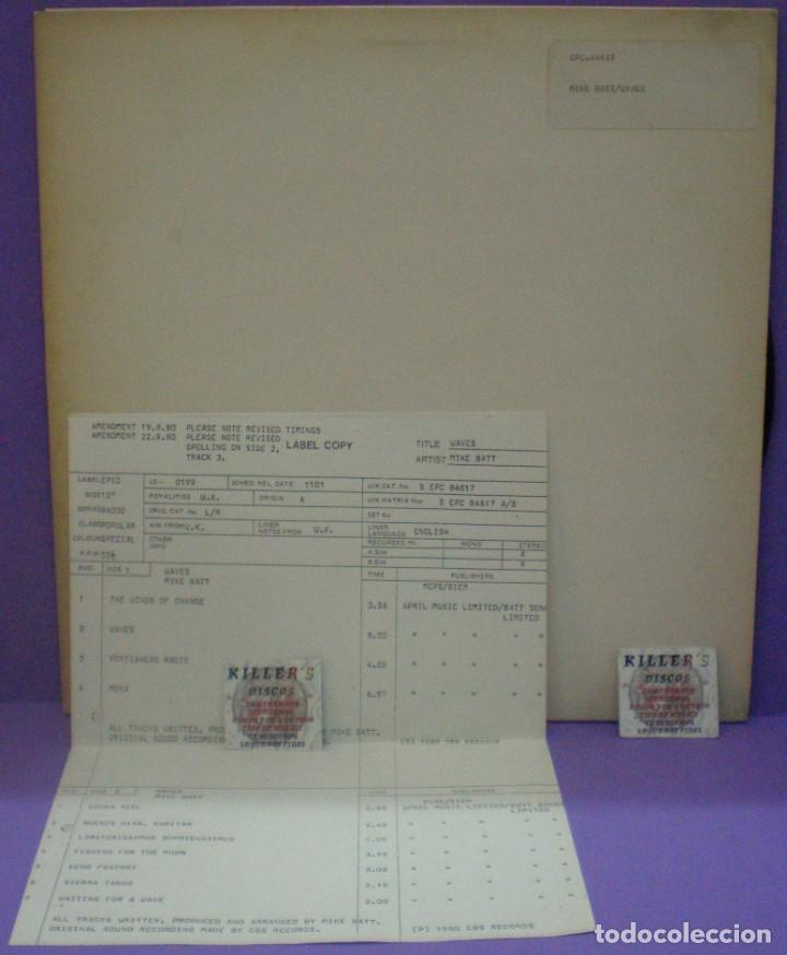 Discos de vinilo: Mike Batt - Waves - LP Test Pressing White Label - Foto 1