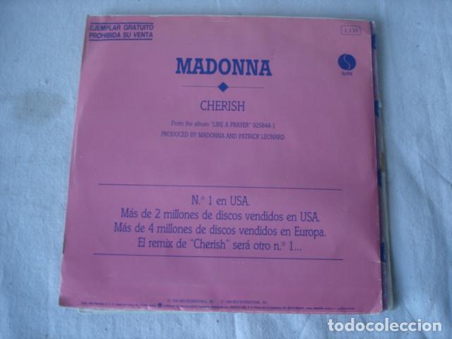 Discos de vinilo: Madonna  Cherish - Foto 2