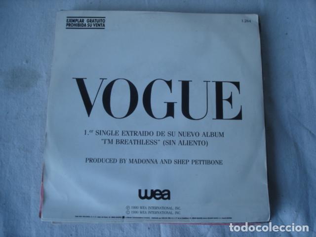 Discos de vinilo: Madonna   Vogue - Foto 2