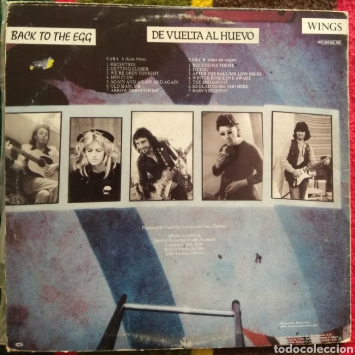 Discos de vinilo: Wings &nbsp;&lrm;&ndash;&nbsp;Back To The Egg - Foto 2