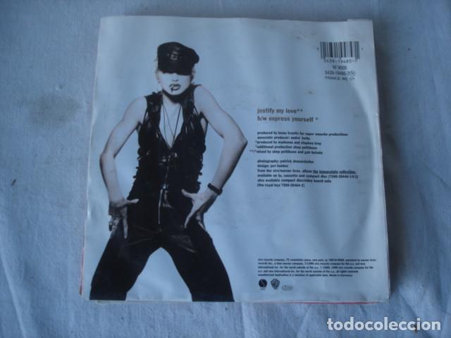 Discos de vinilo: Madonna   Justify My Love - Foto 2
