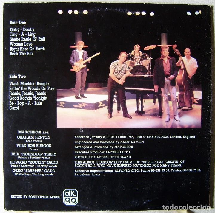Discos de vinilo: MATCHBOX.ROCK THE BOX...VINILO EX - Foto 2