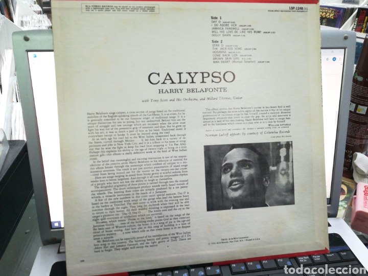 Discos de vinilo: Harry Belafonte lp calypso u.s.a. - Foto 2