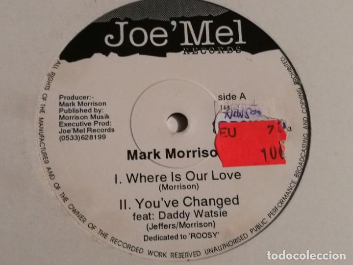 Discos de vinilo: Mark Morrison - Where Is Our Love - 1993 - Foto 1